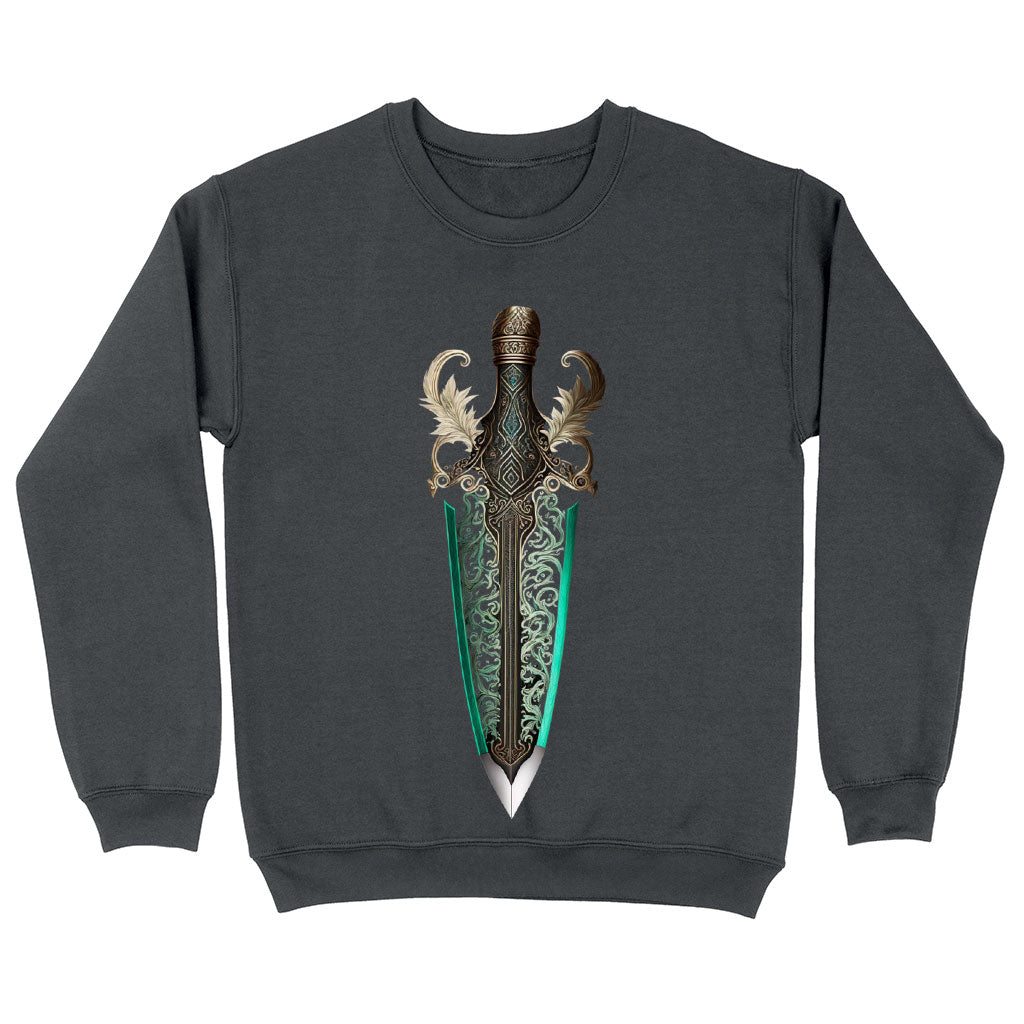 Cool Graphic Sweatshirt - Cool Sword Crewneck Sweatshirt - Creative Sweatshirt